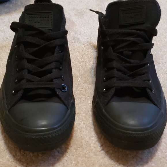 blacked out converse
